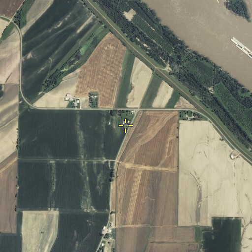 Aerial/Satellite Image of Lusk Chapel (historical), MO