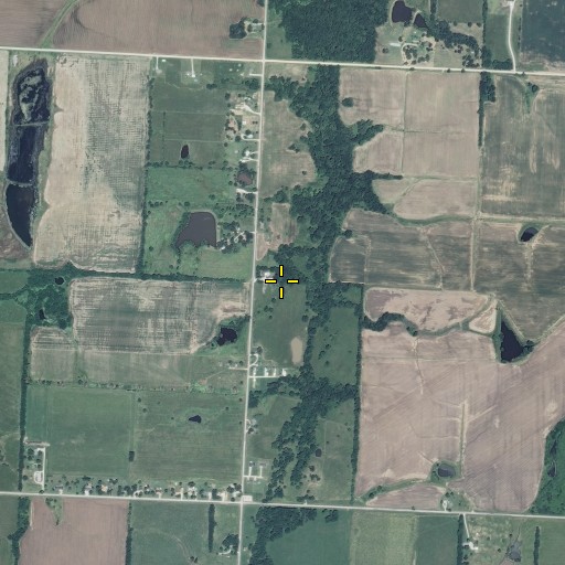 Aerial/Satellite Image of Board School (historical), MO