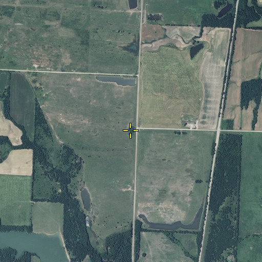 Aerial/Satellite Image of McHugh School (historical), MO