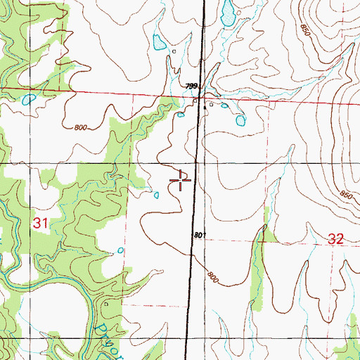 Topographic Map of Sartorius School (historical), MO