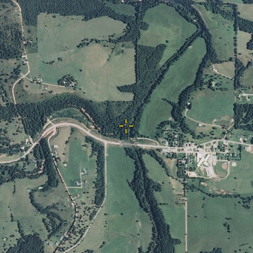 Aerial/Satellite Image of Doolittle Creek, MO