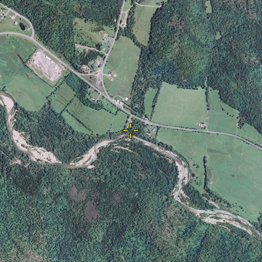 Aerial/Satellite Image of Baker Branch, MO