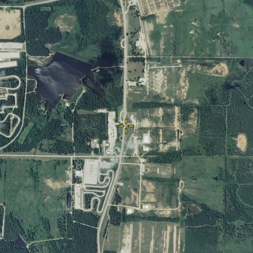 Aerial/Satellite Image of Bloodland, MO