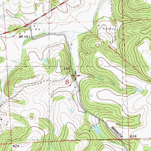 Topographic Map of Boarman School (historical), MO