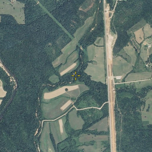 Aerial/Satellite Image of Bounds Creek, MO
