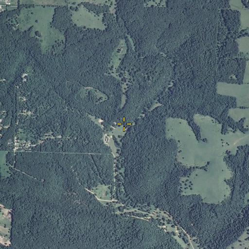 Aerial/Satellite Image of Brown Spring, MO