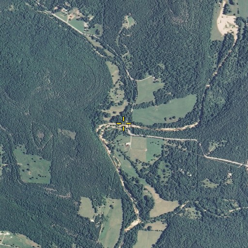 Aerial/Satellite Image of Browns Branch, MO
