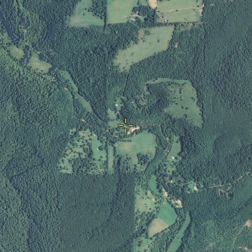 Aerial/Satellite Image of Cabin Hollow, MO