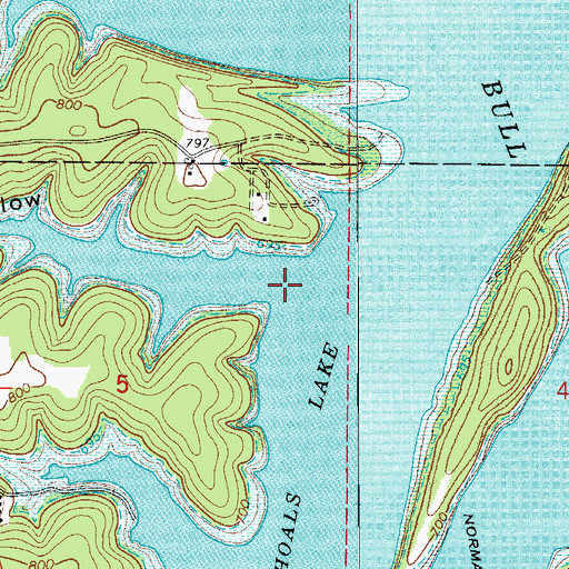 Topographic Map of Coilep Hollow, MO