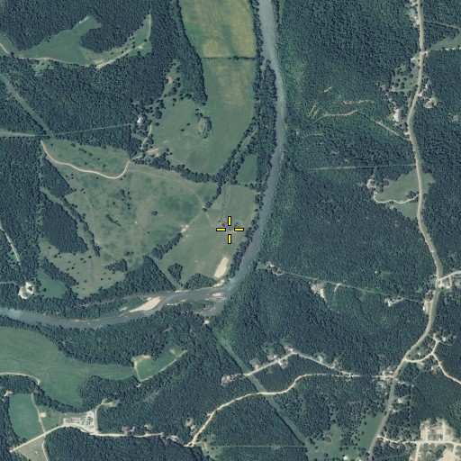 Aerial/Satellite Image of Cole Spring, MO