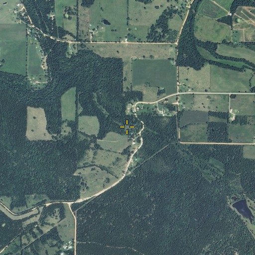 Aerial/Satellite Image of Cureall Spring, MO
