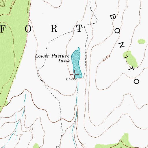 Topographic Map of Lower Pasture Tank, AZ