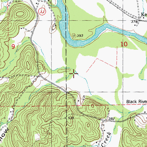 Topographic Map of Essman Spring Hollow, MO