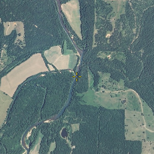 Aerial/Satellite Image of Frederick Creek, MO