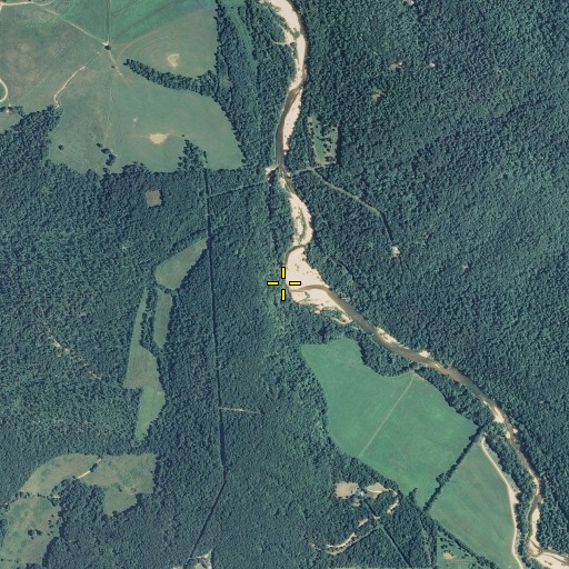 Aerial/Satellite Image of Gibbs Spring, MO