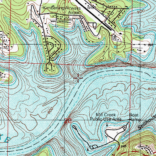 Topographic Map of Hoot Owl Hollow, MO