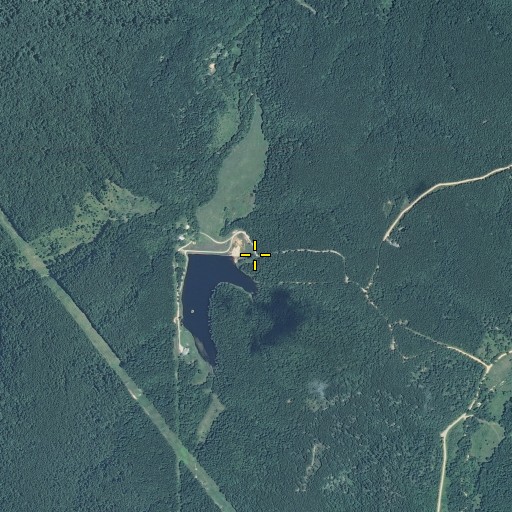 Aerial/Satellite Image of Lay Cemetery, MO