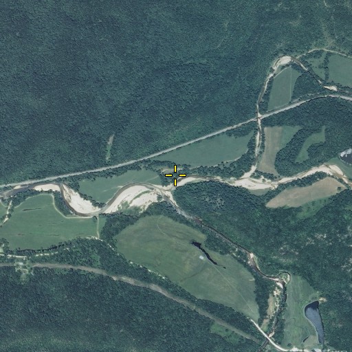 Aerial/Satellite Image of Little Beaver Creek, MO
