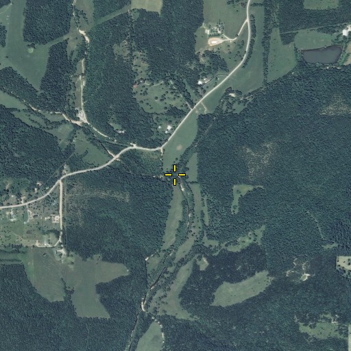Aerial/Satellite Image of McMakin Creek, MO