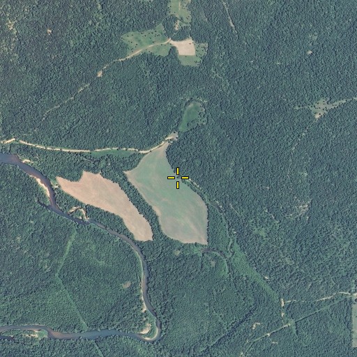 Aerial/Satellite Image of Mitchell Spring, MO