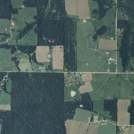 Aerial/Satellite Image of Mount Pisgah School, MO