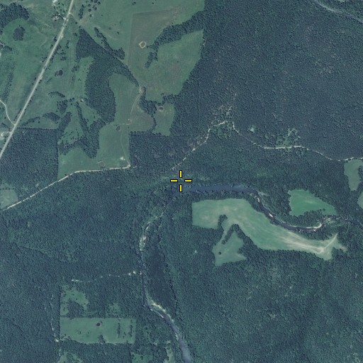 Aerial/Satellite Image of Narrow Gap Bluff, MO