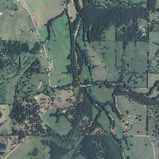 Aerial/Satellite Image of North Fork Beaver Creek, MO