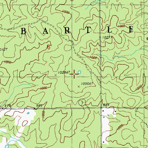 Topographic Map of Old Kehres Pond, MO