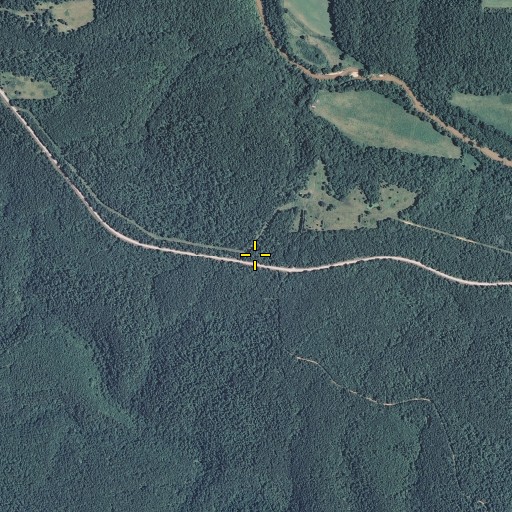 Aerial/Satellite Image of Pine Ridge, MO