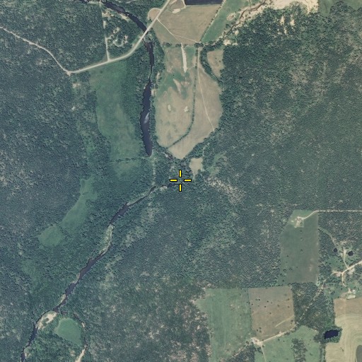 Aerial/Satellite Image of Piney Creek, MO