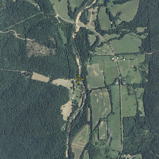 Aerial/Satellite Image of Pond Branch, MO
