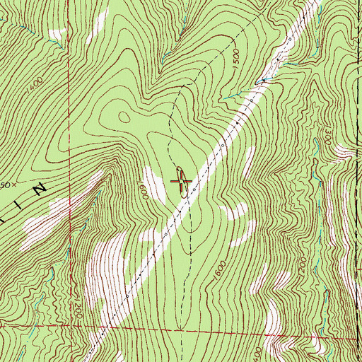 Topographic Map of Proffit Mountain, MO
