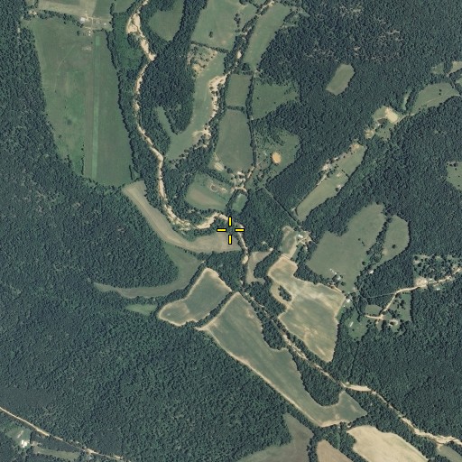 Aerial/Satellite Image of Punch Creek, MO