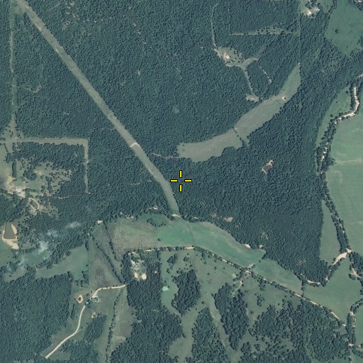 Aerial/Satellite Image of Simmons School, MO