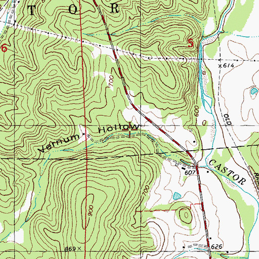 Topographic Map of Starkey Mine (historical), MO