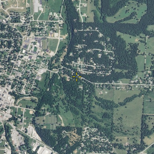 Aerial/Satellite Image of Walnut Spring, MO