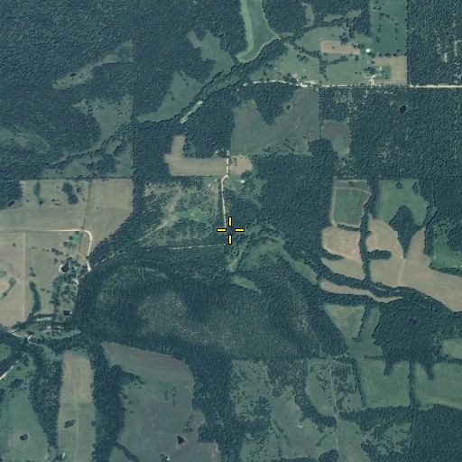 Aerial/Satellite Image of Weber Cemetery, MO