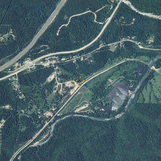 Aerial/Satellite Image of Wern Siding, MO