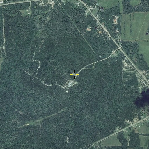 Aerial/Satellite Image of Wilhite Cemetery, MO