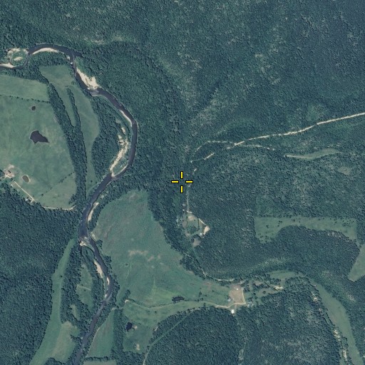 Aerial/Satellite Image of Wolf Hollow, MO