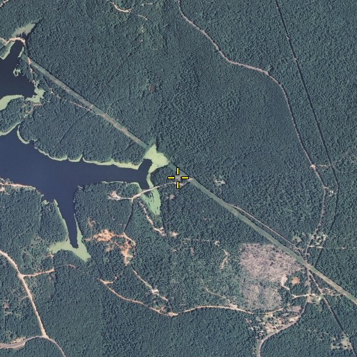 Aerial/Satellite Image of Wright Cemetery, MO