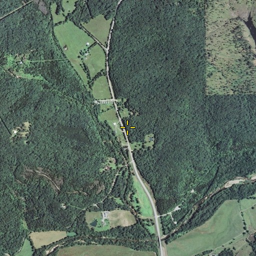 Aerial/Satellite Image of Hunters Mill (historical), MO