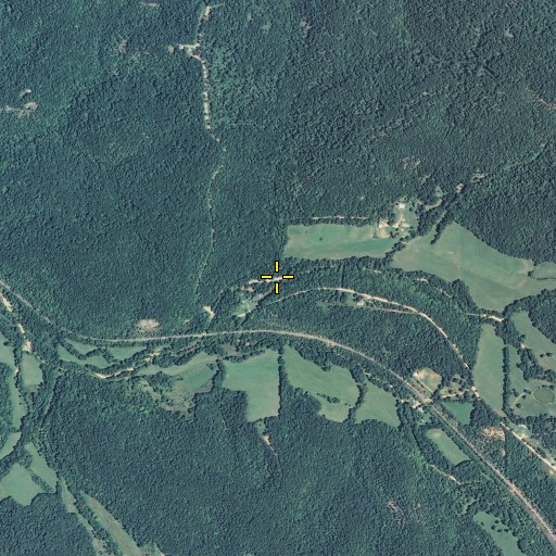Aerial/Satellite Image of Section Hollow, MO