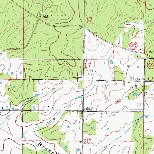 Topographic Map of Vienna School, MO