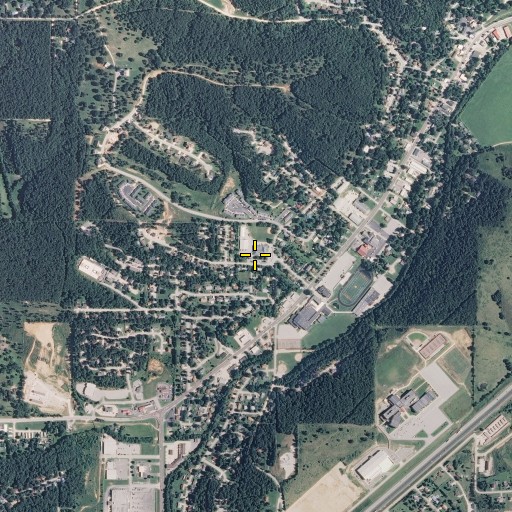 Aerial/Satellite Image of West Elementary School, MO