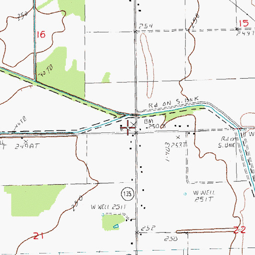Topographic Map of Eight Mile School (historical), AR