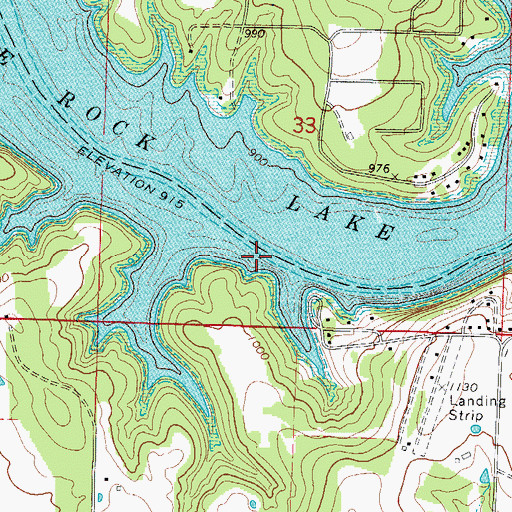 Topographic Map of Smith Ford (historical), MO