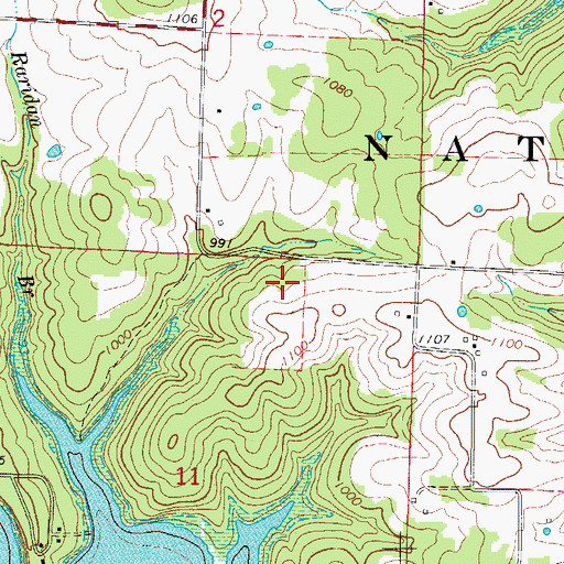 Topographic Map of Victory School (historical), MO