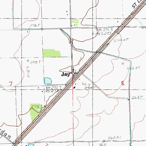 Topographic Map of Tokio School (historical), AR