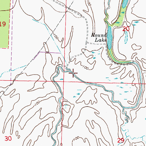 Topographic Map of Estridge Bayou, AR